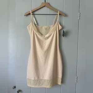 YUMMIE Nude Underbust Slip Dress